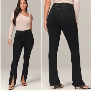 Abercrombie & Fitch Women's High Rise Black Jeans